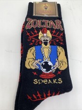 NWT Zoltar Speaks Eye Socks, Sillies Socks, Crew, Cotton Blend, Medium Cushion