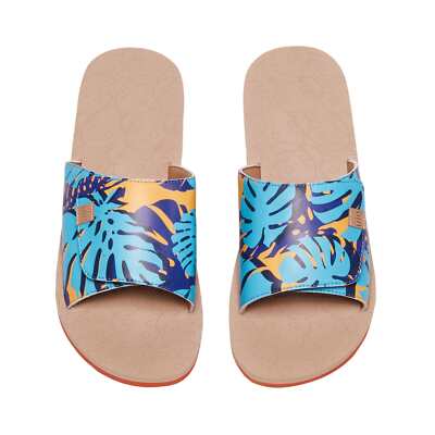 Men Size 6.5-12 UIN Slip On Shoes Canvas Comfortable Loafers ''Turtleback Leaf''