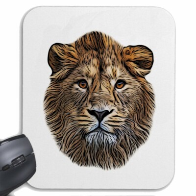 MOUSEPAD (MAUSPAD) LÖWE LÖWE WILDTIER LION RAUBKATZE KING RAUBTIER WILDNIS TIGER