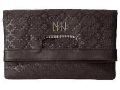 Miche Metro Clutch NIP Purse Bag Dark Brown Zipper Pocket