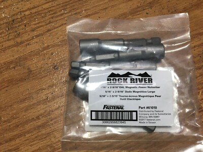 (5) Rock River   5/16'' x 2-9/16''OAL Magnetic Power Nutsetter