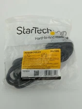 StarTech PXT10010 10 ft Standard Computer Power Cord Extension - C14 to C13 10ft