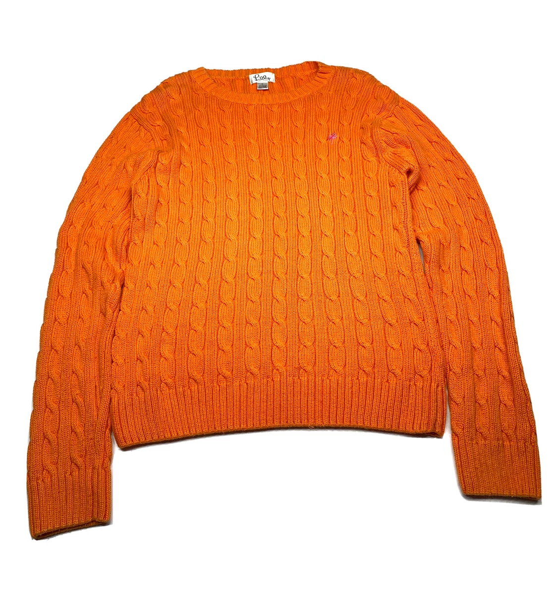 Lilly pulitzer top cable knit sweater