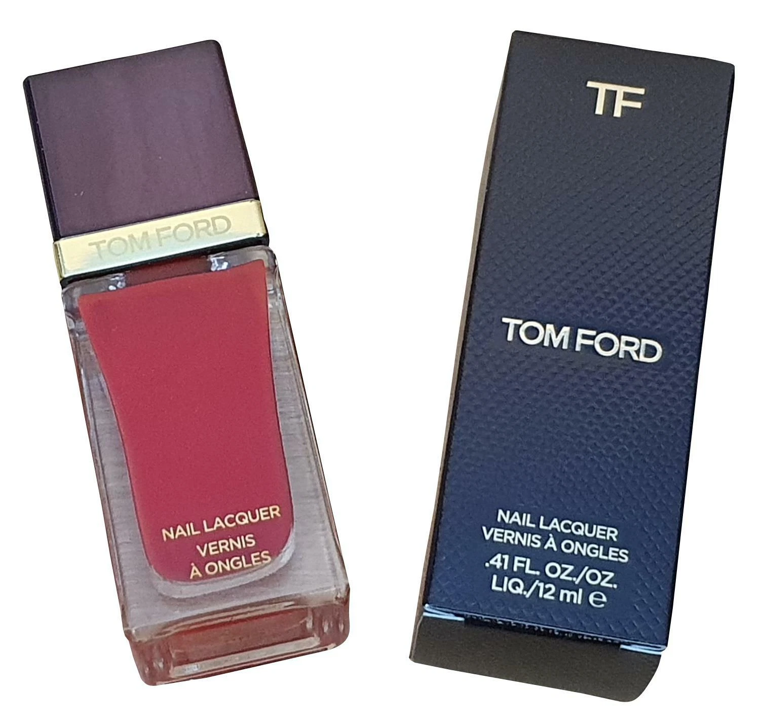 Tom Ford Nail Polish Lacquer 12 ml Scarlet Chinois 14 Glass Bottle BNIB