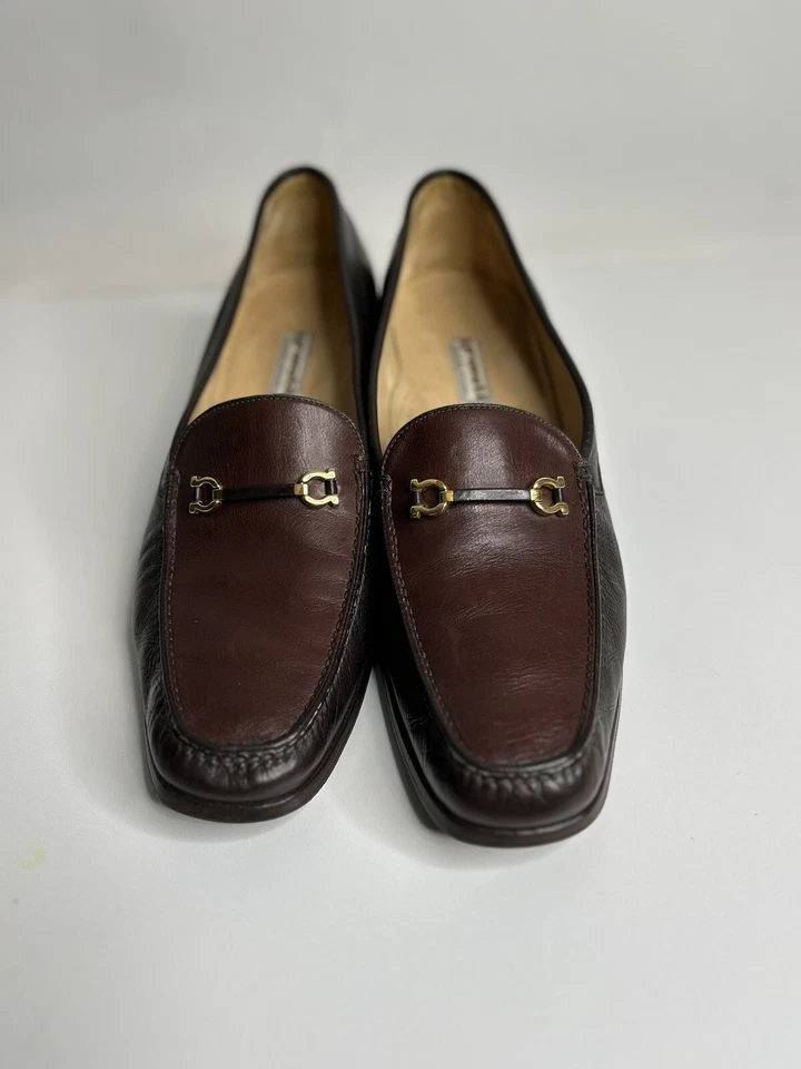 Zapatos Mocasines Gravati Vintage Hombre Horsebit Talla EU 42 Marrón Foto 2 de 4