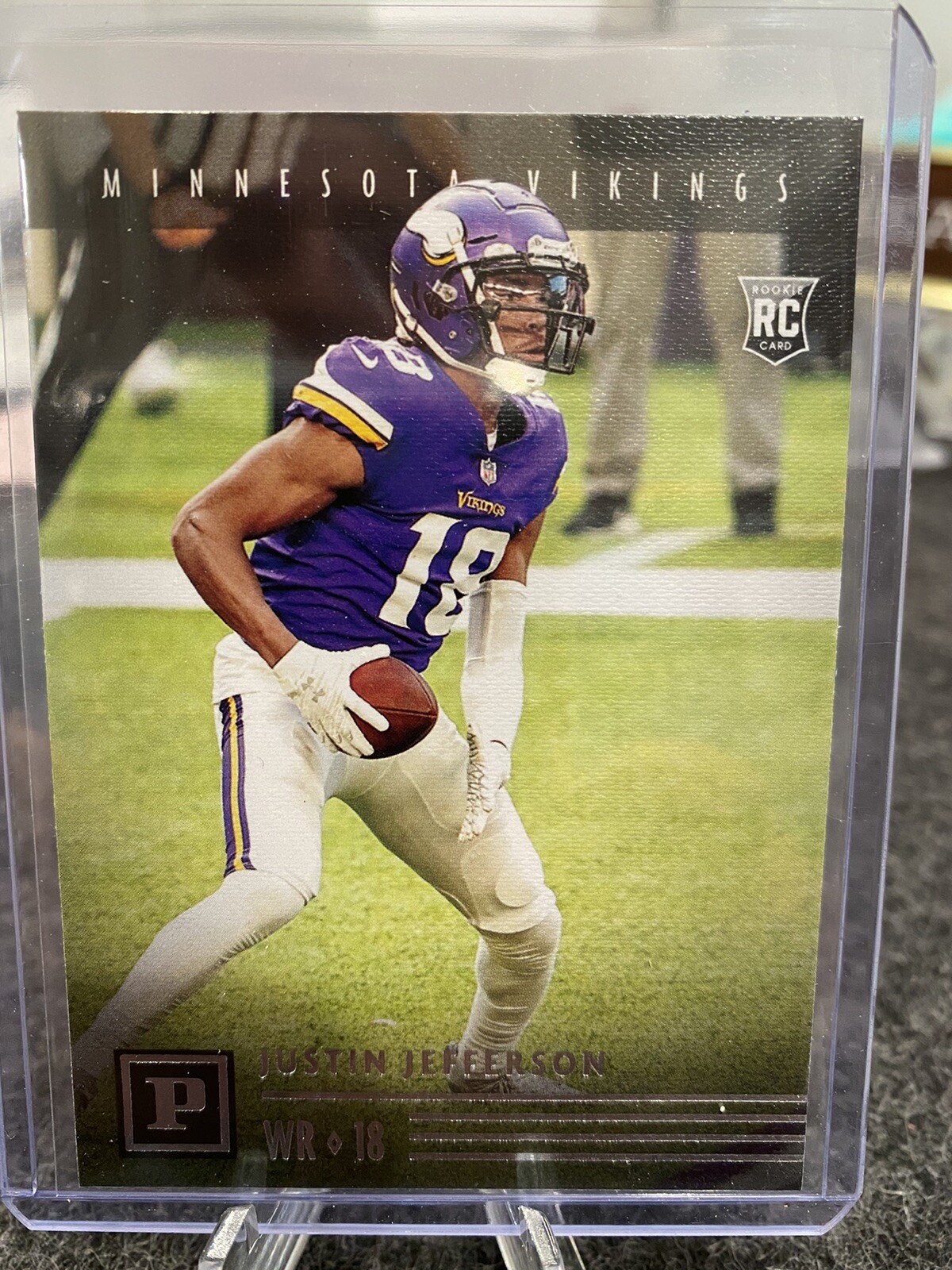 2020 Chronicles Justin Jefferson Panini Rookie Card RC #PA-23 Vikings