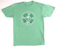 Old Time Hockey Buffalo Sabres Graphic Green T-Shirt (Mens Size L Large)