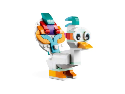 LEGO 31140 Creator 3-in-1 Magisches Einhorn, Seepferdchen, Pfau - Picture 8 of 11