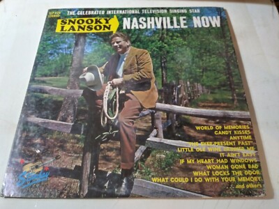 Snooky Lanson   Nashville Now VG++ Original Starday SLP426 Record in Shrink 1968