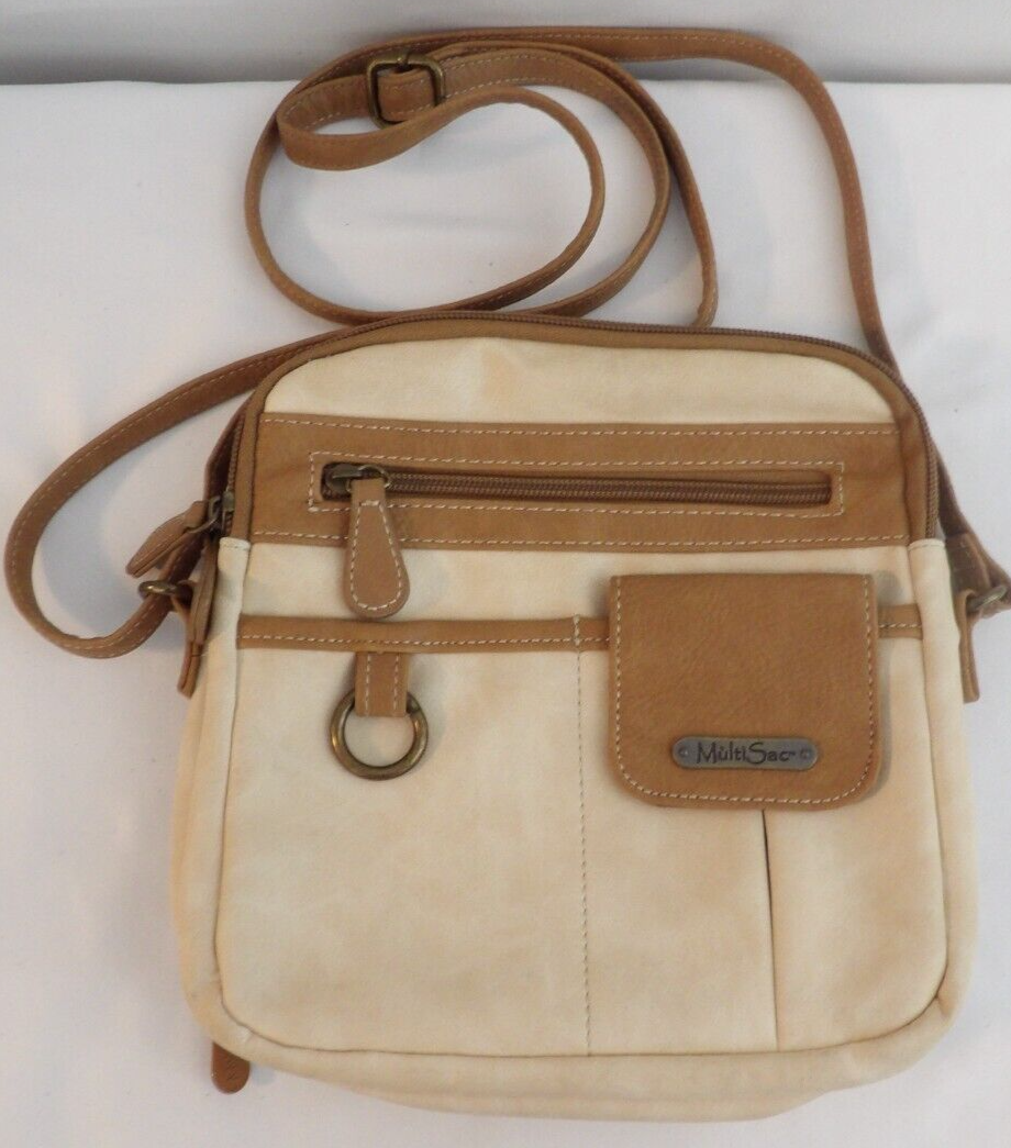 MULTISAC MULTI SAC PURSE CROSSBODY SHOULDER HANDBAG SATCHEL VEGAN