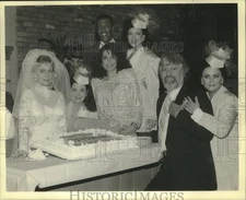 1989 Press Photo Annie Potts, Dixie Carter and cast of Designing Women, on CBS.