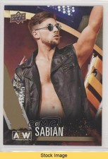 2021 Upper Deck AEW All Elite Wrestling Gold Kip Sabian #43 READ 00jz