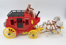 Vintage Ideal Fix-It Stage Coach Toy Playset With Box