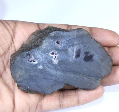 Gemstone Mineral Specimen Slab Rough 338.75 Ct Natural Madagascar Labradorite