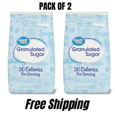 Great Value Pure Granulated Sugar, 10lb,New (2 Pack)