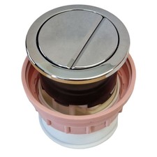 Dudley Geo Chrome Push Button 