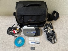 Sony DCR-DVD108 DVD Handycam Camcorder 40x Optical Zoom W Everything In The Pic