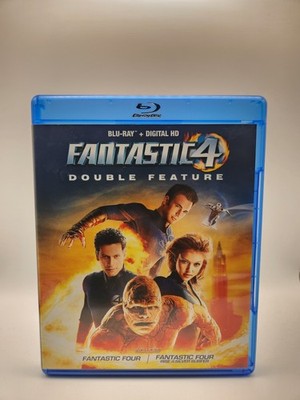Fantastic 4 and Rise of the Silver Surfer Double Feature (Blu-ray,2005,2007)