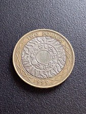 UK 1999 £2 Elizabeth II Technology Two Pounds Coin
