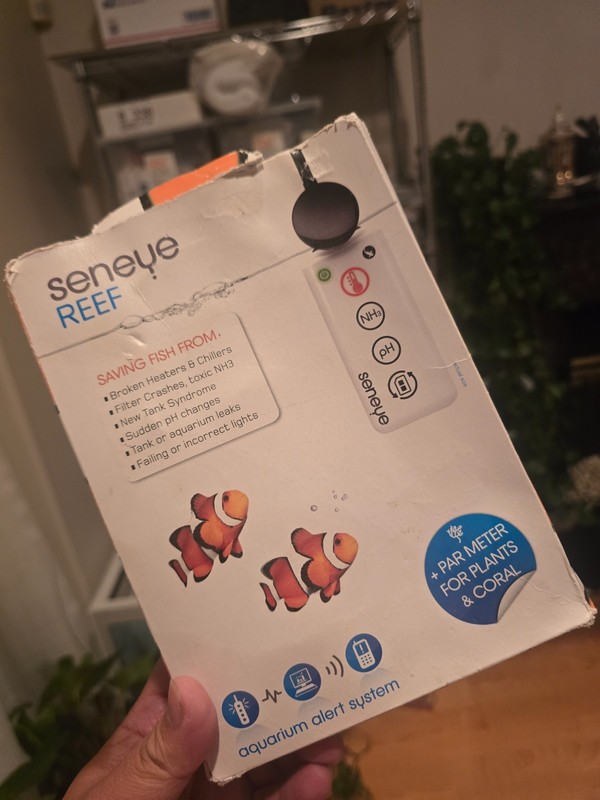 Seneye Reef Monitor for Temperature, Ammonia, pH, Water level, and par Lighting