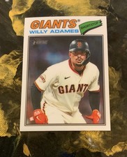 Willy Adames 2026 Topps Heritage #327 Chrome Parallel ~ San Francisco Giants