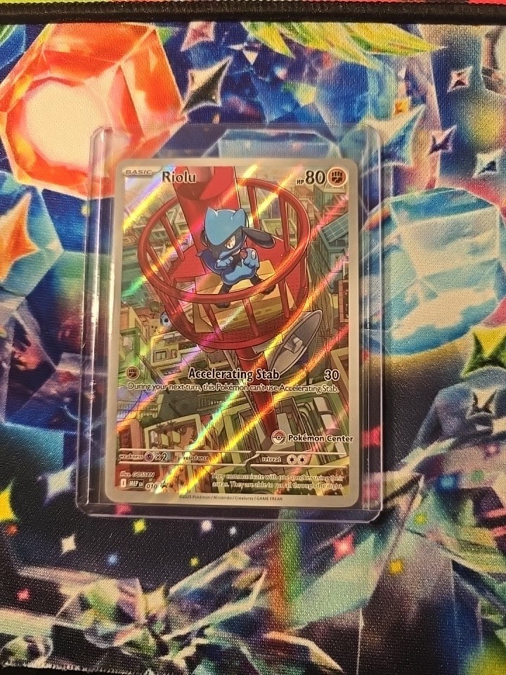 Pokemon Card Riolu MEP 010 Promo Mega Evolution Pokemon Center SEALED