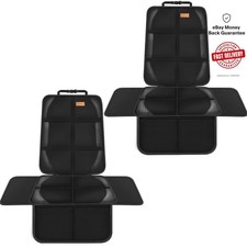 2 Pack Waterproof Car Seat Protector - Thick 600D Padding, Anti-Slip Backing