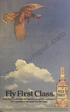 1985 Austin Nichols Wild Turkey Bourbon Whiskey Vintage PRINT AD Decor! (4445)