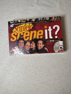 Seinfeld Scene It? DVD Game. ITS SEALED BUT THE BOX HAS A TEAR ON THE BACK