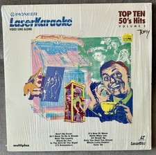 Pioneer Laser Disc Karaoke Top Ten 50's Hits Video Sing Along Volume 2