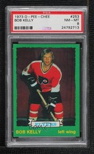 1973-74 O-Pee-Chee Light Back Bob Kelly #253 PSA 8 07vd