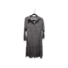 H&M Tiered Maxi Dress Women's Small Faux Wrap Ditsy Floral Peasant Cottage 401