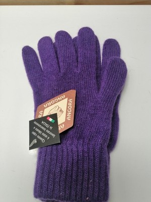 Damen Mädchen Angora Handschuhe ONE SIZE Made in ITALY - NEU -
