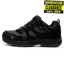 Image of Karrimor Premium Bodmin Low 6 Mens Walking Shoes Waterproof Hiking Trainer Black