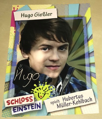 Hugo Gießler Autogrammkarte Schloss Einstein mit Druck Autogramm Karte TV #24