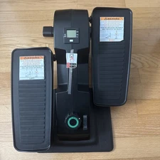 Cubii Compact Under Desk Elliptical F3A2 Black And Teal Digital Tracker Display