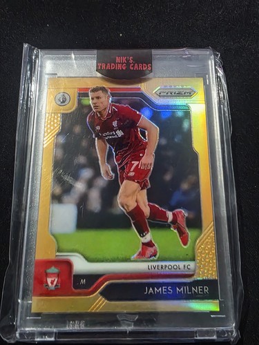 Panini Prizm Premier League James Milner Liverpool FC Gold #90 16/25