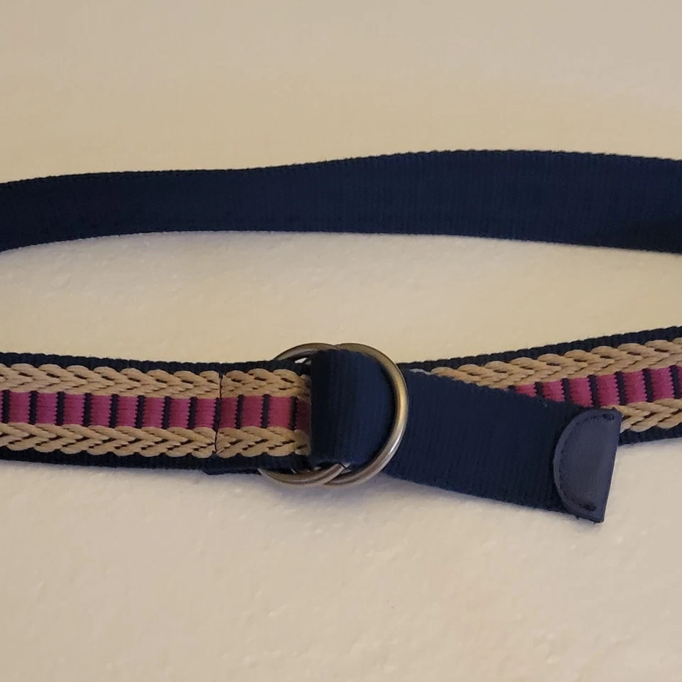 Relic by Fossil Woven Belt 37" Retro 90s-Inspired Preppy Nautical Heritage Style - Image 4 of 4