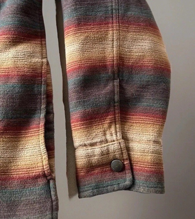 Pendleton Striped Sherpa Lined Striped Western Ja… - image 5