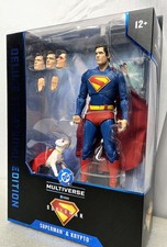SUPERMAN & KRYPTO Movie Deluxe Theatrical Edition Multiverse Mcfarlane 2025