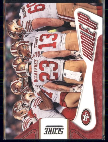 San Francisco 49ers #4 2023 Panini Score Huddle Up card