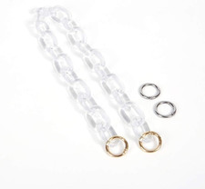 Chunky Acrylic Purse Strap Bag Chain Handle Replacement,Handbag Purse Making Acc