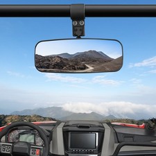 Universal 1.75" ATV Center Rearview Mirror Roll Cage Bar Adjustable Mirror New