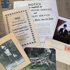 RARE Los Angeles Ephemera 1940s Mormon Island Coliseum Alligator Farm Hollywood
