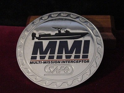 MMI Multi Mission Interceptor Challenge Coin-Safe Boats International