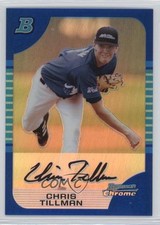 2005 Bowman Draft Chrome AFLAC Blue Refractor 57/150 Chris Tillman #AFL12 0m8