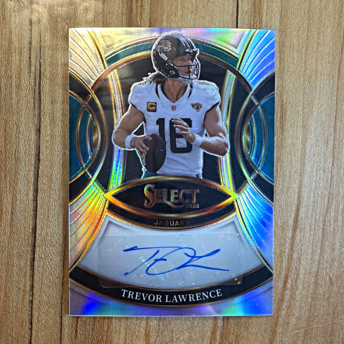 Panini 2025 Select Signatures Trevor Lawrence Silver Prizm Auto #SP-TVL Jags