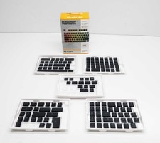 Glorious Aura V3 Pudding-Style Universal Keycaps for Mechanical Keyboards -Black