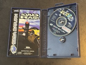 Sega Saturn ROAD RASH Game 1994 ELECTRONIC ARTS Boxed with Manual PAL EA