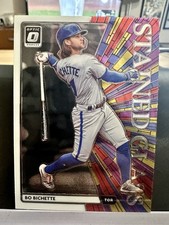 2020 Panini Donruss Optic - Stained Glass Bo Bichette #SG-9 Holo Prizm Blue Jays